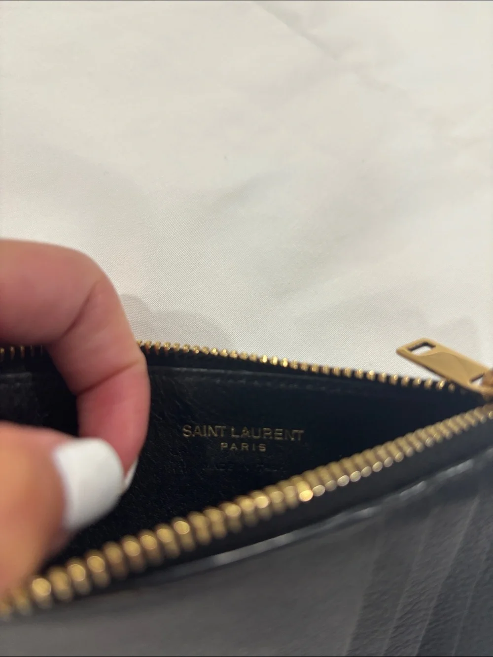 YSL black cardholder - Picture 5 of 8